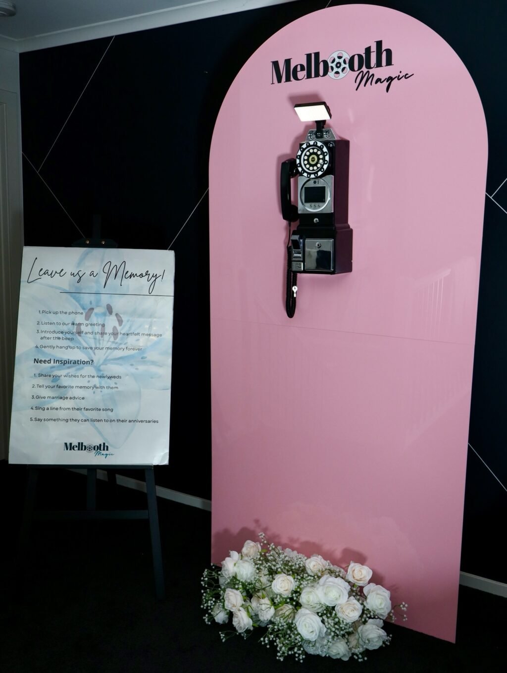 Introducing our Black Video Guest Book — the perfect way to capture heartfelt messages, laughter, and unforgettable memories from your special day 🤍
Now available with a range of stunning arch options to match your event aesthetic:
🖤 Black
🤍 White
🌸 Pastel Pink
Whether you’re planning a wedding, birthday, engagement, or any celebration, our video guest book adds a unique and modern touch your guests will love!
📩 Now taking bookings — secure your date today
Send us a DM for enquiries and packages
Let’s create memories you can watch back forever  #VideoGuestBook #MelboothMagic #videoguestbookmelbourne