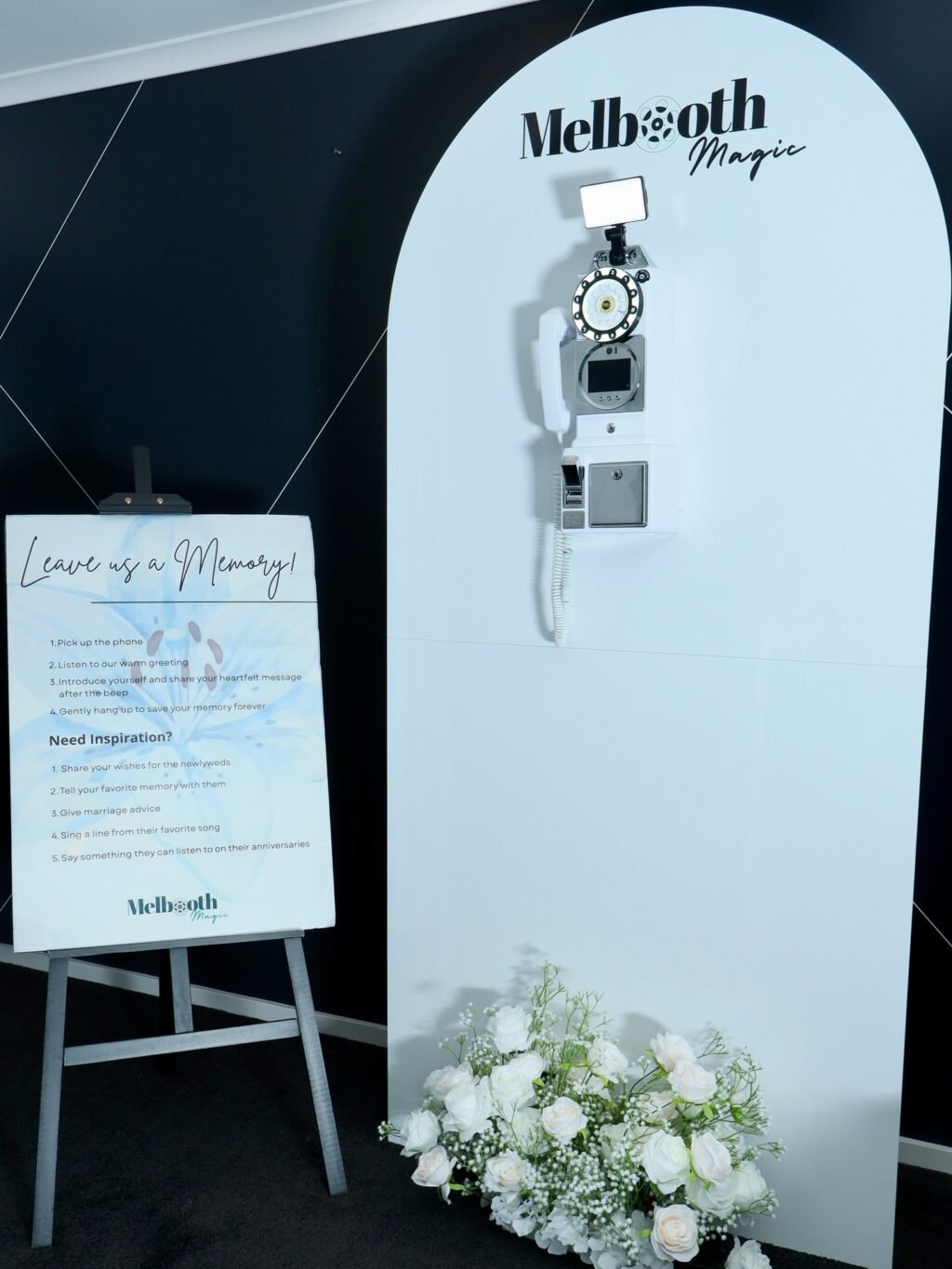 Introducing our White Video Guest Book — the perfect way to capture heartfelt messages, laughter, and unforgettable memories from your special day 🤍
Now available with a range of stunning arch options to match your event aesthetic:
🖤 Black
🤍 White
🌸 Pastel Pink
Whether you’re planning a wedding, birthday, engagement, or any celebration, our video guest book adds a unique and modern touch your guests will love!
📩 Now taking bookings — secure your date today
Send us a DM for enquiries and packages
Let’s create memories you can watch back forever  #VideoGuestBook #MelboothMagic #videoguestbookmelbourne