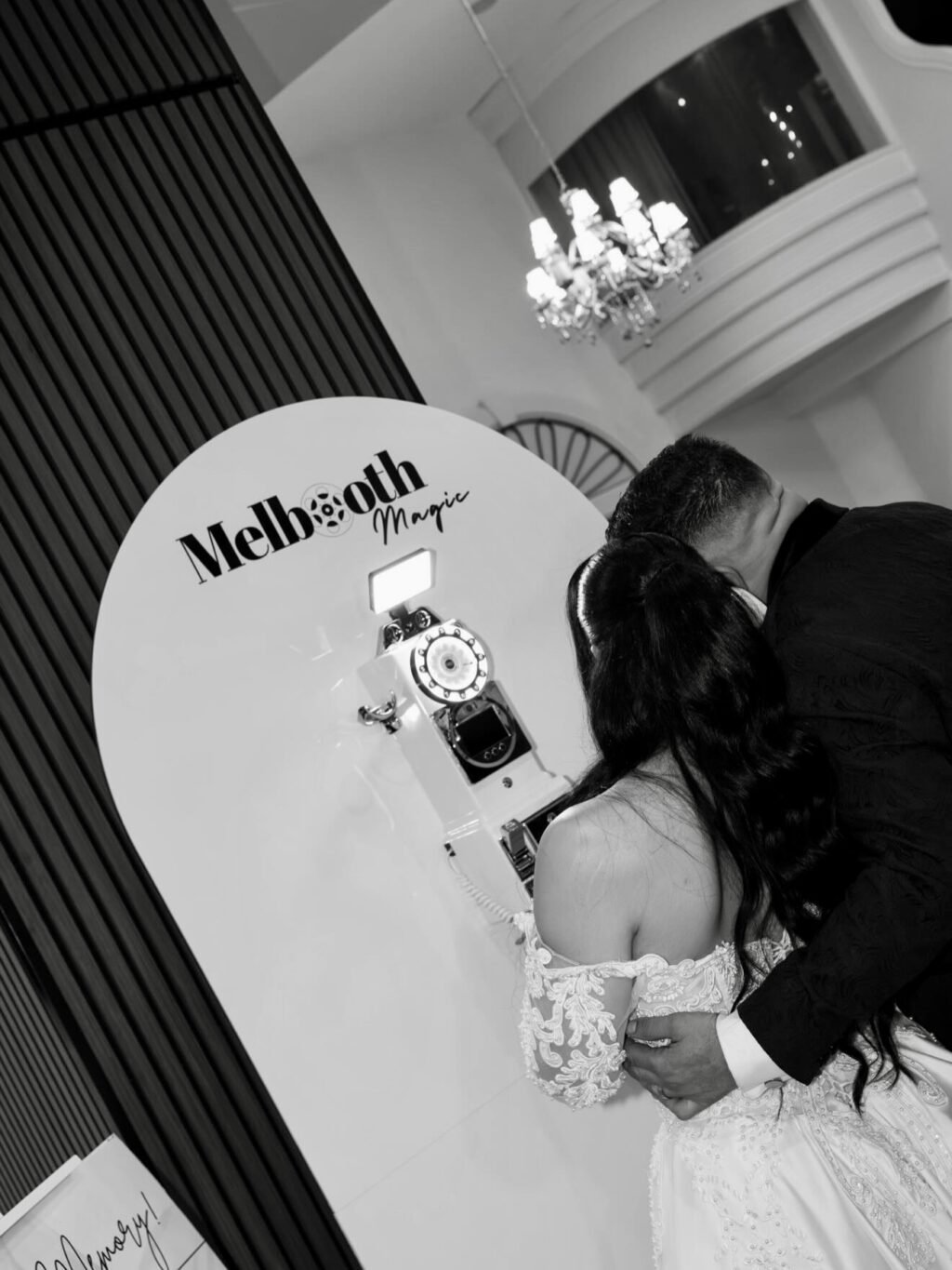 A little corner for voices, laughter & forever memories ✨  Book your video guest book for your wedding day 🤍  #VideoGuestBook #MelboothMagic #Wedding