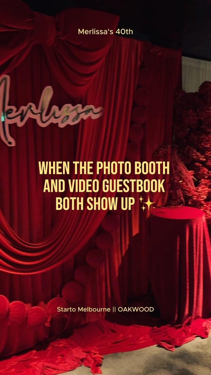 40 never looked so good. We brought the Photo Booth and the Video Guestbook to Melissa’s birthday, and the night delivered in every way. Here’s to the big ones. 🎂❤️✨ Decor @boujee.melbourne.picnics
Location @stratomelbourne
Partyfavours @m.com.au.zw #melboothmagic #photoboothmelbourne #videoguestbookmelbourne