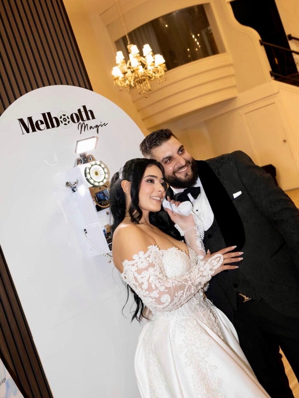 A little corner for voices, laughter & forever memories ✨  Book your video guest book for your wedding day 🤍  #VideoGuestBook #MelboothMagic #Wedding