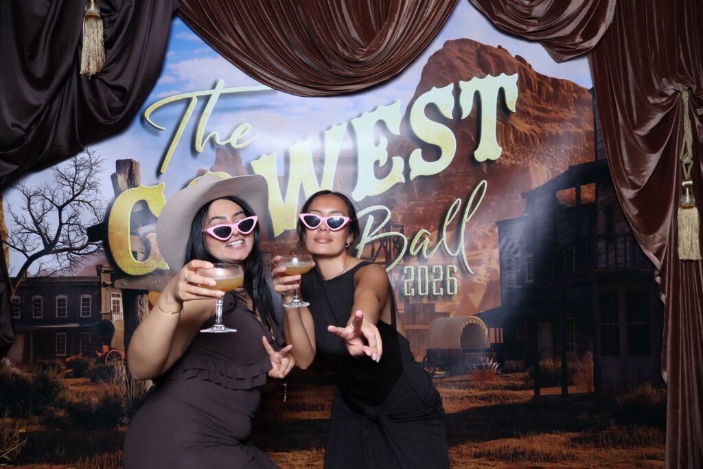 The wild west came alive at the Plaza Ballroom for ExxonMobil’s Go West Ball 2026 — and we were there for every moment of it. We set up our open air photo booth and handcrafted custom western props to match the theme, setting the scene for a night full of glamour, laughs, and unforgettable memories. From velvet drapes and frontier backdrops to cowboy hats, cat-eye sunnies, and cocktails held high — every guest who stepped into the booth brought their own magic to the frame. Nights like these remind us why we do what we do. 🤠✨🌵 @beckentertainment