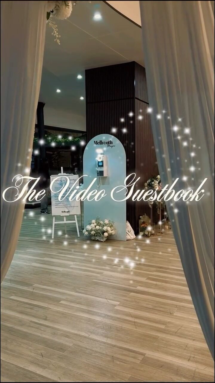 Your guests have something to say. Make sure you actually keep it. 🎬  A Video Guestbook from Melbooth Magic means real messages, real moments, forever saved.  #VideoGuestbook #MelboothMagic #videoguestbookhire