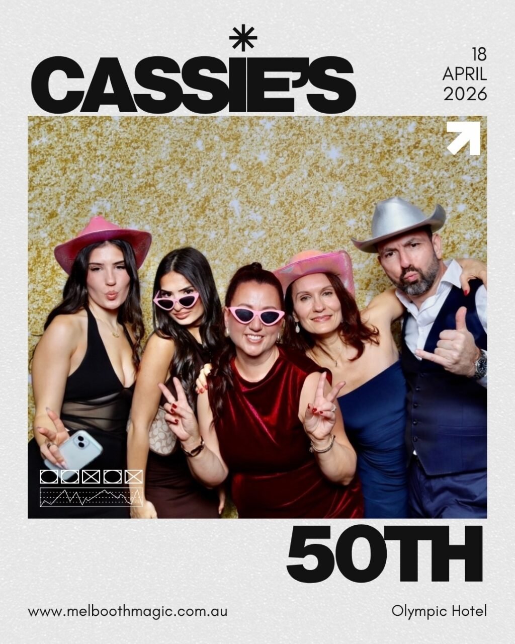 Celebrating Cassie’s fabulous 50th in style 🎉✨
From big laughs to unforgettable moments, this birthday was one for the books! Our photo booth captured all the fun, the glam, and the memories that’ll last forever 📸💫